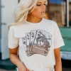 Wild Junkie Tops*Ace of Cowboys Graphic Tee