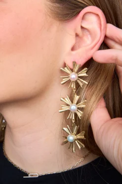 Ever Alice Jewelry*Alli Statement Earrings - Pearl