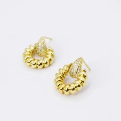 Treasure Jewels, Inc. Jewelry*Anabeth Gold Stud Earring