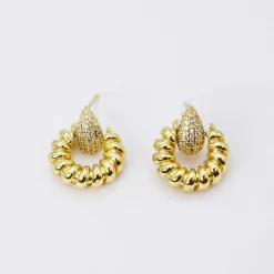 Treasure Jewels, Inc. Jewelry*Anabeth Gold Stud Earring