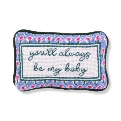 Furbish Studio Home & Gift*Be My Baby Mini Needlepoint Pillow