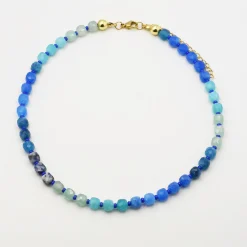 Treasure Jewels, Inc. Jewelry*Blue Gemstone Necklace