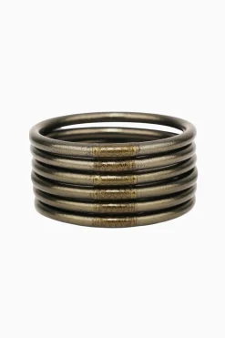 BuDha Girl Jewelry | Swim*All Weather Bangles - Flint