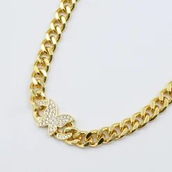 Treasure Jewels, Inc. Jewelry*Butterfly Chain Necklace