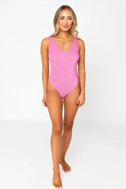 BuddyLove Clothing Label Swim | Swim*Carly One-Piece Swimsuit - Magenta