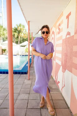 BuddyLove Clothing Label Short Sleeve Dresses | Bump Friendly*Carmen Cover Up Caftan Maxi Dress -