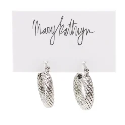 Mary Kathryn Design Jewelry*Carol Textured Hoops