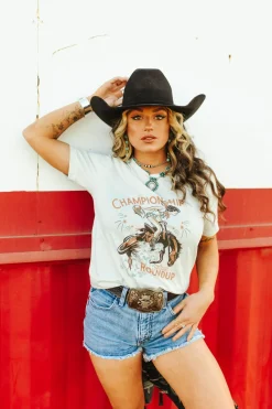 Wild Junkie Tops*Championship State Roundup Graphic Tee