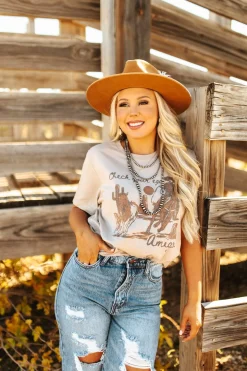 Wild Junkie Tops*Check Your Ego Amigo Graphic Tee -
