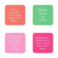 CB Studio Home & Gift*Cheeky Quotes Coaster Set