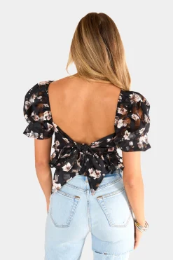 BuddyLove Clothing Label Tops*Chloe Bustier Top - Flower Basket