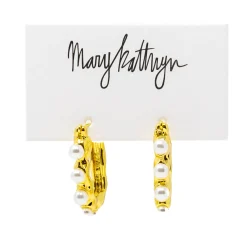 Mary Kathryn Design Jewelry | Bride To Be Dresses*Clarissa Pearl Hoops