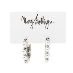 Mary Kathryn Design Jewelry | Bride To Be Dresses*Clarissa Pearl Hoops