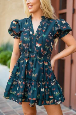 BuddyLove Clothing Label Short Sleeve Dresses | Wedding Guest*Clementine Elastic Waist Mini Dress-