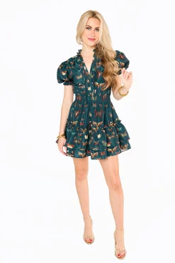 BuddyLove Clothing Label Short Sleeve Dresses | Wedding Guest*Clementine Elastic Waist Mini Dress-