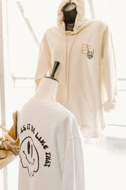 Shop Karma Tees Pajamas | Tops*Coffee and Anxiety Graphic Sweatshirt