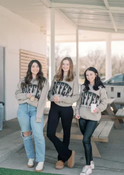 Shop Karma Tees Tops*Coffee Weather Graphic Crewneck