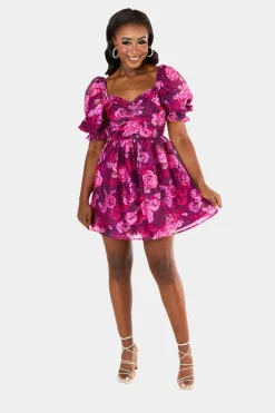 BuddyLove Clothing Label Party Dresses | Brunch Dresses*Colby Puff Sleeve Mini Dress -