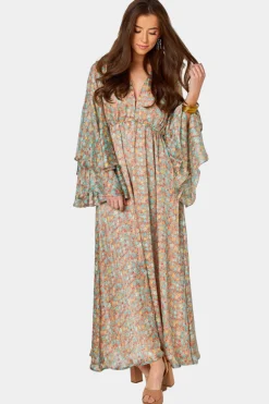 BuddyLove Clothing Label Long Sleeve Dresses | Brunch Dresses*Colette Long Sleeve Maxi Dress - Boca