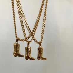 Chansuttpearls Jewelry*COWGIRL BOOT NECKLACE
