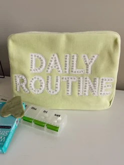 KenzKustomz Handbags*Daily Routine - Terry Cloth Lime XL
