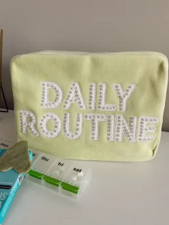 KenzKustomz Handbags*Daily Routine - Terry Cloth Lime XL