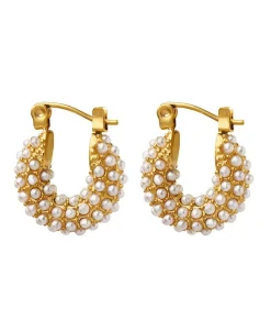 Chansuttpearls Jewelry*DAINTY PEARL HOOPS