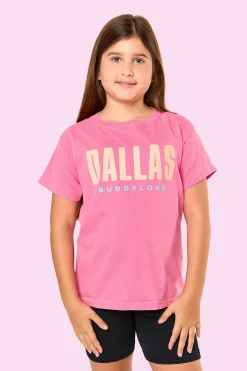 BuddyLove Clothing Label Tween | Tween + Girls*Dallas Youth Graphic Tee - Crunchberry