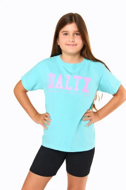 BuddyLove Clothing Label Tween | Tween + Girls*DALTX Youth Graphic Tee - Chalky Mint