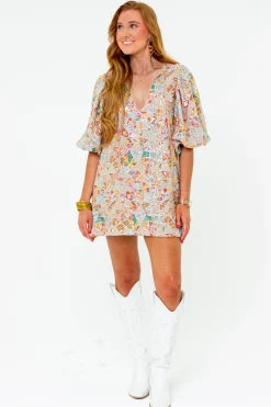 BuddyLove Clothing Label Short Sleeve Dresses*Deb Quilted Love