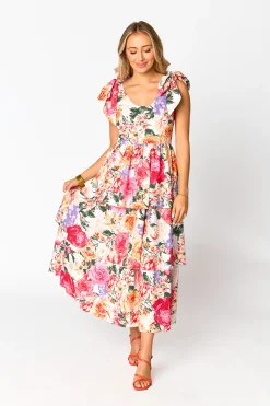 BuddyLove Clothing Label Sleeveless Dresses | Brunch Dresses*Drew Tiered Midi Dress - Love Story