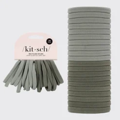 KITSCH Beauty*Eco-Friendly Nylon Elastics 20pc set - Eucalyptus