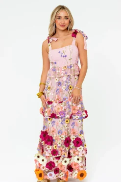 BuddyLove Clothing Label Wedding Guest | Bump Friendly*Edie Tie Shoulder Maxi Dress -