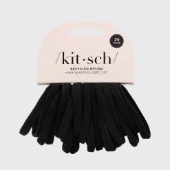 KITSCH Beauty | Home & Gift*Elastic Hair Ties 20 Pack - Black