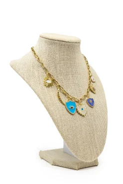 Mary Kathryn Design Jewelry*Enchanted Blue Night Charming Necklace