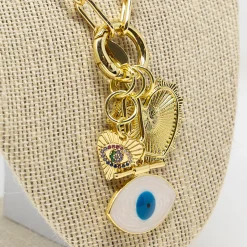 Mary Kathryn Design Jewelry*Evil Eye Heart Charming Necklace