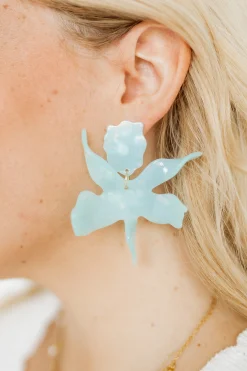 Linny Co Jewelry*Fawna Statement Earrings - Arctic Mist