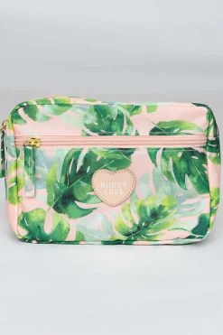 BuddyLove Clothing Label Home & Gift | Swim*Floral Cosmetic Bag - Palm