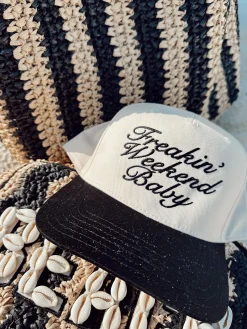 KenzKustomz Hats*Freakin' Weekend Baby - Vintage Trucker Hat