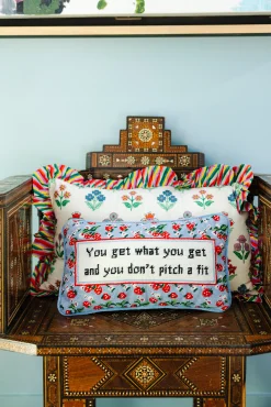 Furbish Studio Home & Gift*Get What You Get Needlepoint Pillow