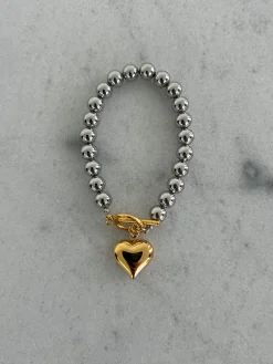 Chansuttpearls Jewelry*GLAM HEART BRACELET