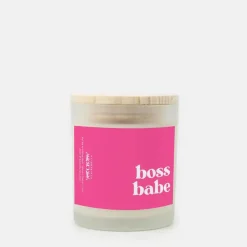 CB Studio Home & Gift*Glass Candle - Boss Babe (Cactus Flower & Jade)
