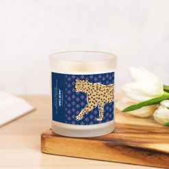 CB Studio Home & Gift*Glass Candle - Flora Leopard (Cactus Flower & Jade)