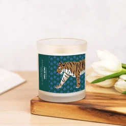 CB Studio Home & Gift*Glass Candle - Flora Tiger (Spiced Oatmilk)