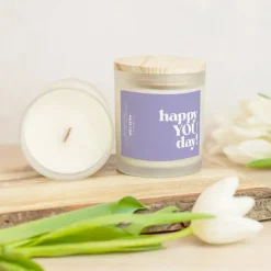 CB Studio Home & Gift*Glass Candle - Happy YOU Day! (Blackberry Vanilla)