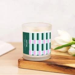 CB Studio Home & Gift*Glass Candle - Maxi Mint (Oakmoss & Amber)
