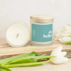 CB Studio Home & Gift*Glass Candle - Oh Hello! (Ocean Breeze)