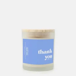 CB Studio Home & Gift*Glass Candle - Thank You (Oak Moss & Amber)
