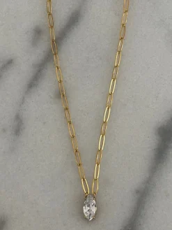 Chansuttpearls Jewelry*GOLD + DIAMOND PENDANT NECKLACE