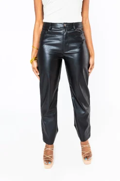 BuddyLove Clothing Label Bottoms*Gomez Vegan Leather Pants -